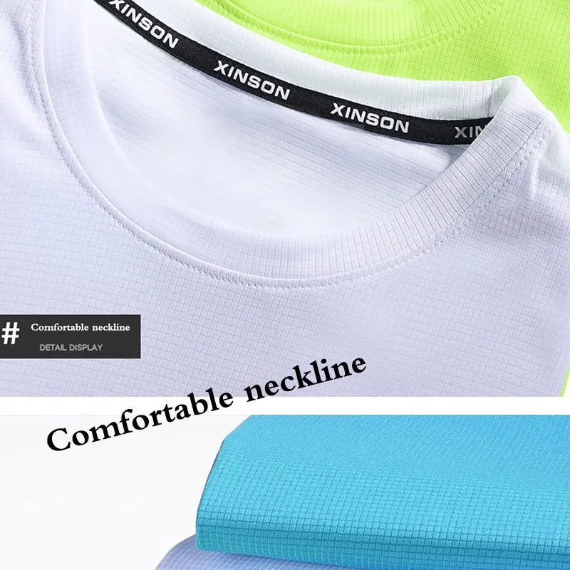 Quick Dry Clothes Men's Long Sleeve T-Shirt Breathable Sweat Absorption Fast Dry T Running Sports Top Outdoor Climbing Clothing