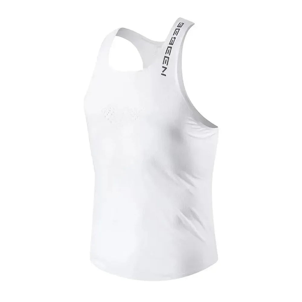 Summer Mens Vest Mesh Breathable Quick Dry Outdoor Sports Sleeveless Top Lightweight Slim Fit Tank Top Men'S Fashion Clothes