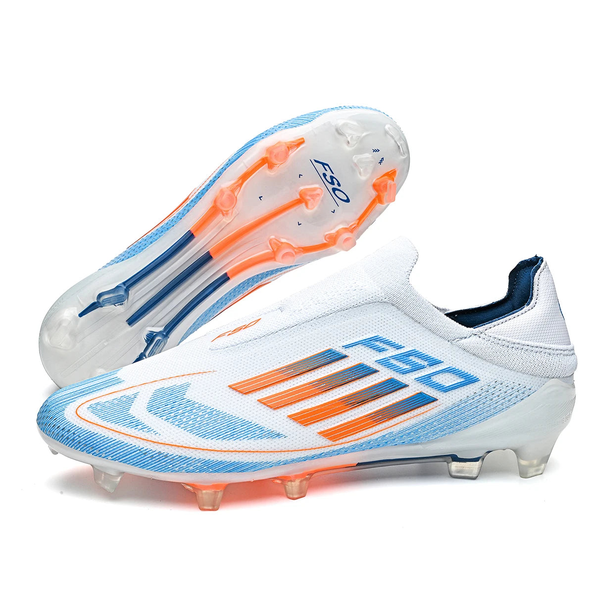 New Men Soccer Shoes Training Boys Breathable Adult Long Spikes Cleats Outdoor Sport Football Boots Non Slip Match Comfortable