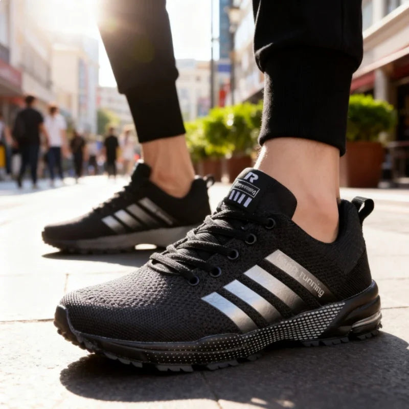 2025 Hot Sale Men's Running Shoes Keep Running Breathable Mesh Sneakers Lightweight Outdoor Gym Jogging Trainers Comfort Shoes