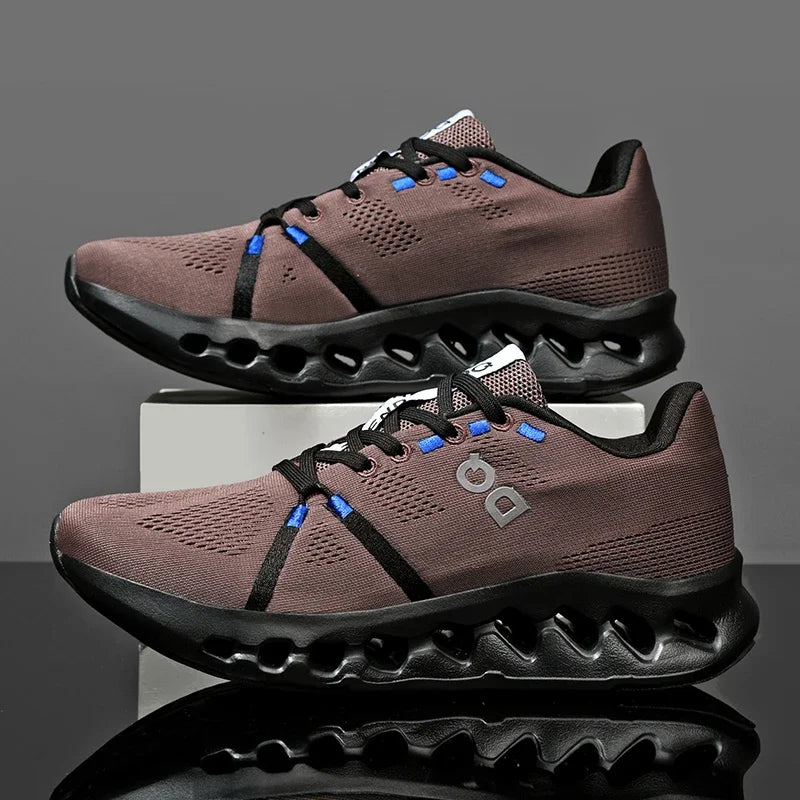 Men Casual Sports Running Shoes Marathon Air Cushion Breathable Lightweight Men Comfortable Athletic Nonskid Sneakers Outdoor