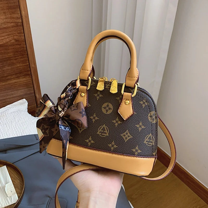 Women's Pillow Handbag Vintage Floral Large Brand Handbag Boston Style Crossbody Bag Fashionable And Stylish Bag