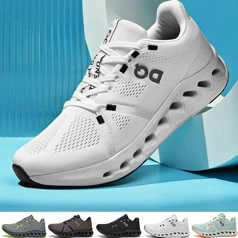Men Casual Sports Running Shoes Marathon Air Cushion Breathable Lightweight Men Comfortable Athletic Nonskid Sneakers Outdoor