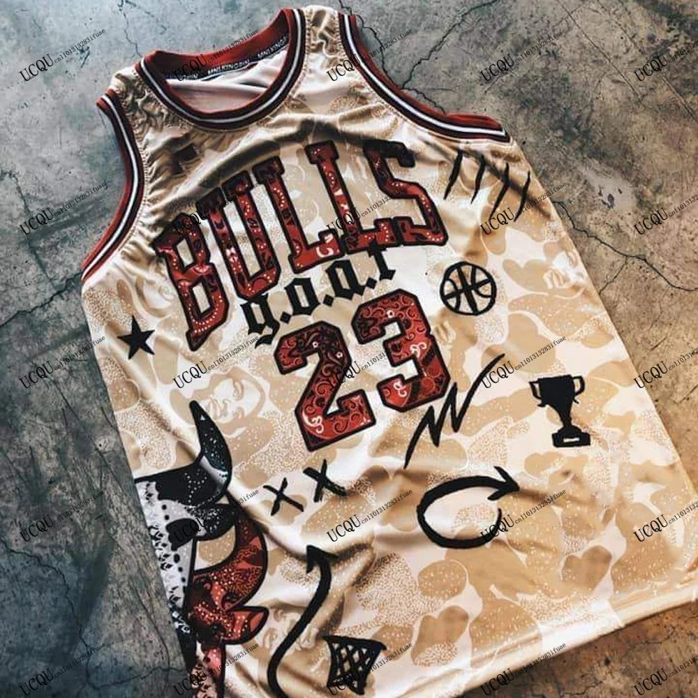 Jordan #23 American Western Devil Style 2025-26 New Arrival Basketball Jerseys 3D Printed Special Kits Adult Kid Unisex T-Shirts