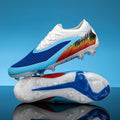 New Men Soccer Shoes Non-Slip Cleats Football Boots Shoes FG Ultralight Soccer Match Long Spikes Outdoor Training Drop Shipping