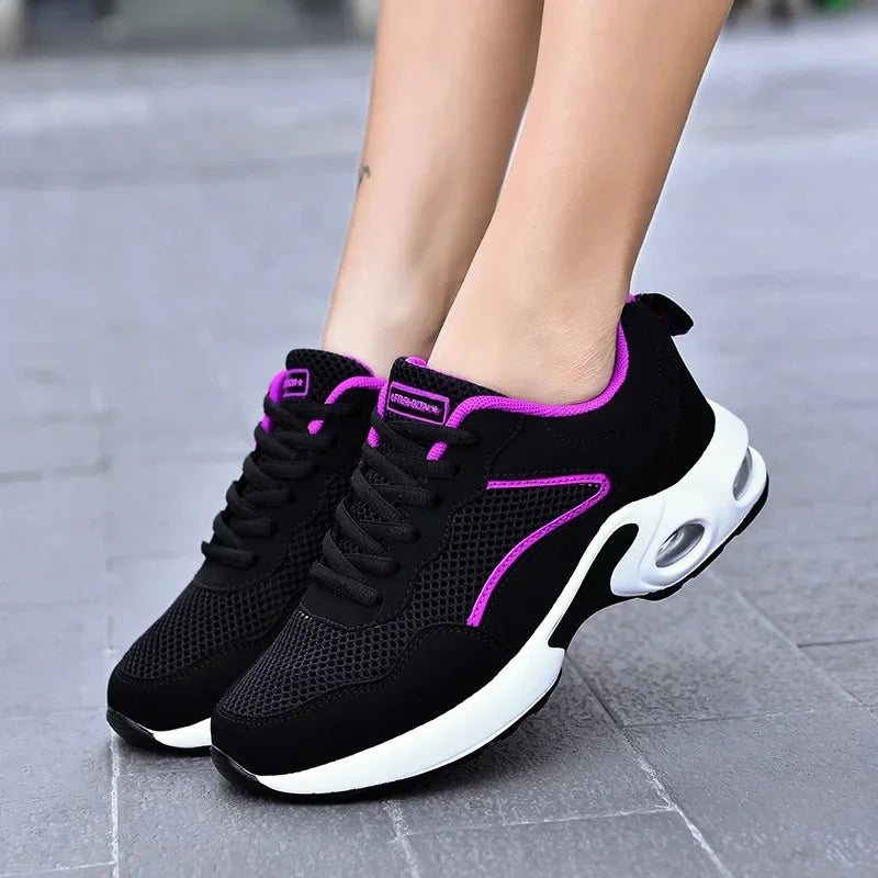 Women Sports Shoes Outdoor Breathable Women Running Shoes 2026 New Anti-slip Casual Shoes Platform Women Sneakers Tenis De Mujer
