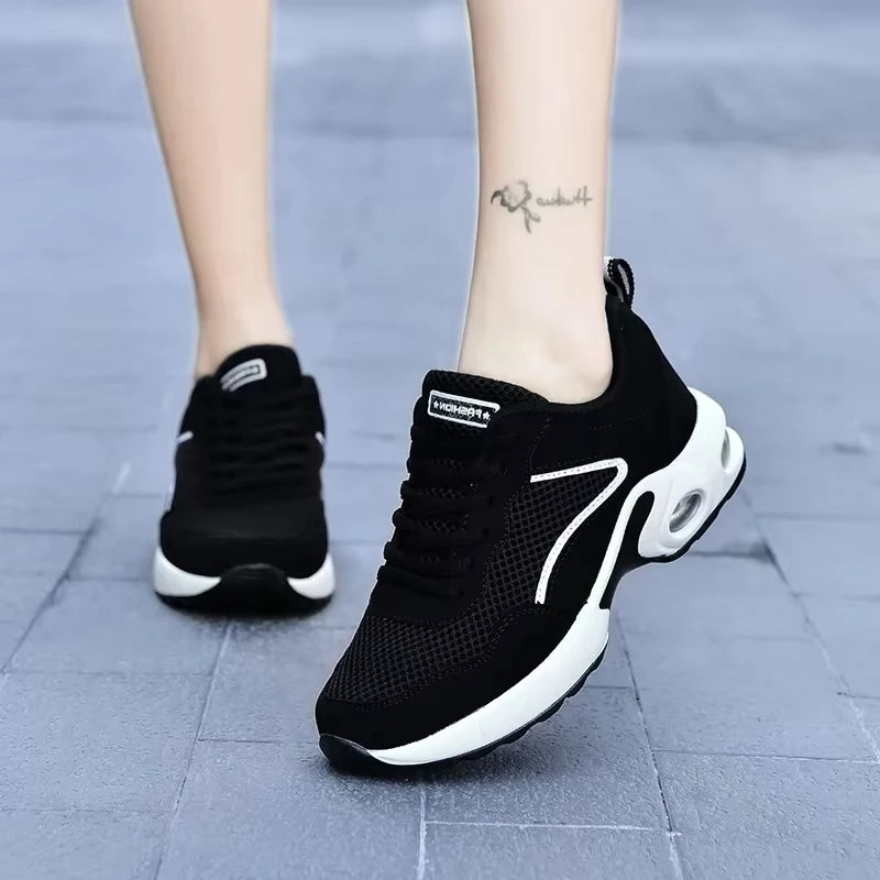 Women Sports Shoes Outdoor Breathable Women Running Shoes 2026 New Anti-slip Casual Shoes Platform Women Sneakers Tenis De Mujer