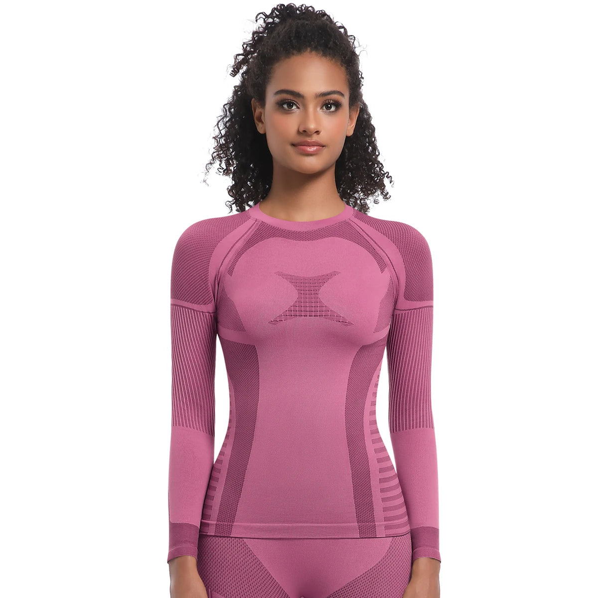 Outdoor Running Fitness Sports Yoga Long Sleeves for Woman Slim Casual Cycling and Skiing Workout Women Seamless Yoga Top