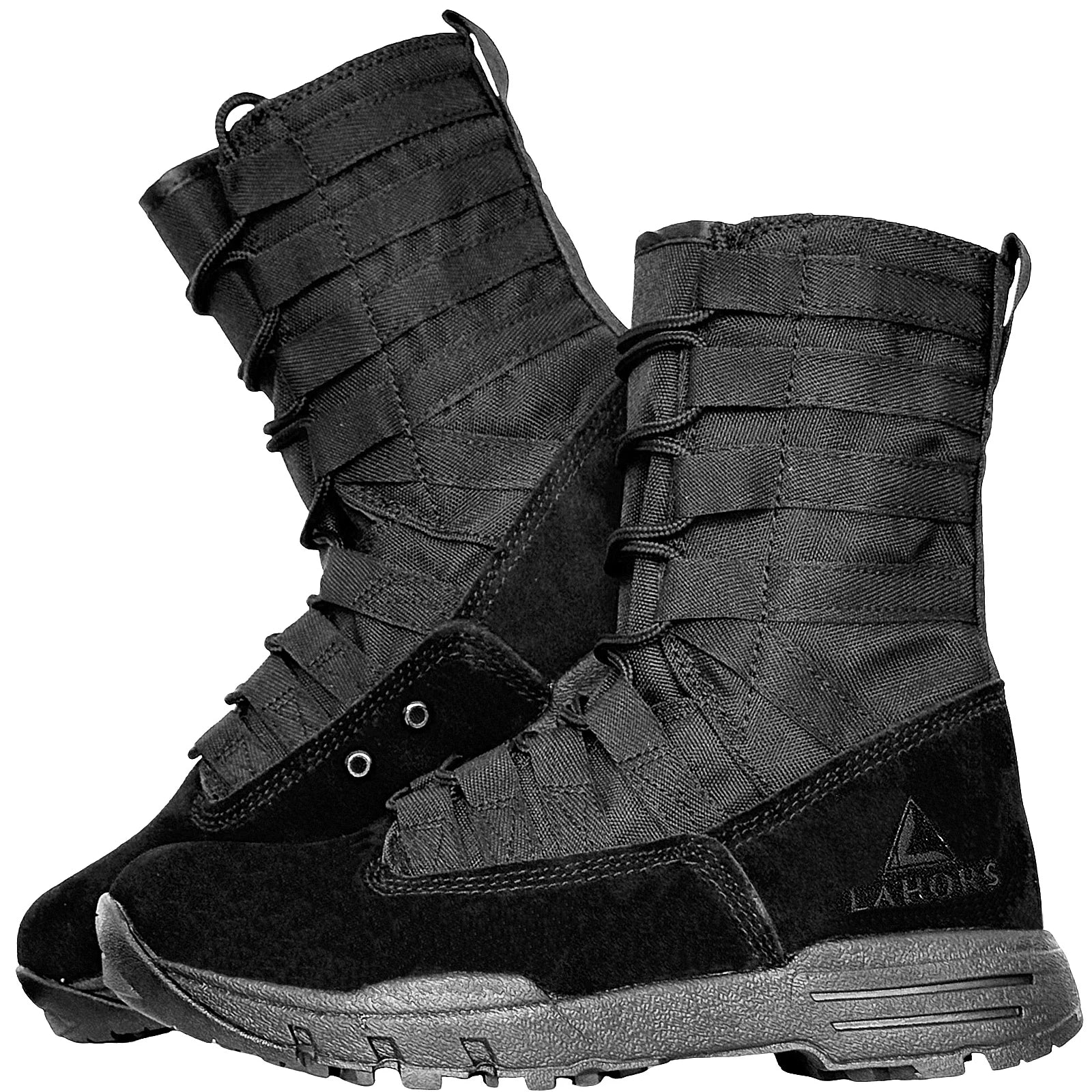 LAHORS Lightweight Suede Leather Tactical Combat Boots Men Outdoor Hiking Desert Army Shoes Breathable Male Ankle Boots Man made