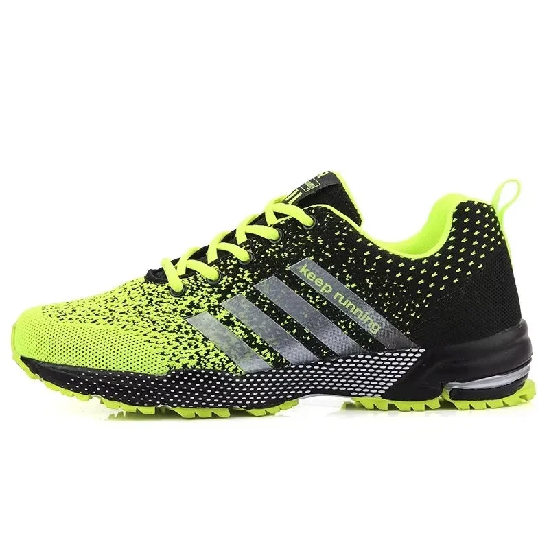 2025 Hot Sale Men's Running Shoes Keep Running Breathable Mesh Sneakers Lightweight Outdoor Gym Jogging Trainers Comfort Shoes