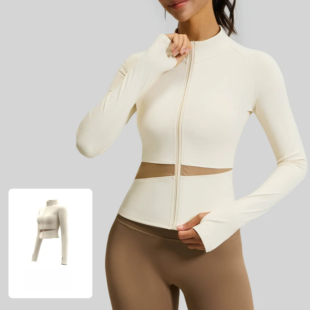 Women's Sports Wear For Fitness Jogging Long Sleeve Naked Feel Gym Woman Sport Shirt Yoga Top Female Workout Tops T-shirt