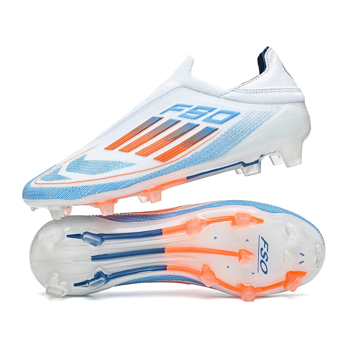 New Men Soccer Shoes Training Boys Breathable Adult Long Spikes Cleats Outdoor Sport Football Boots Non Slip Match Comfortable