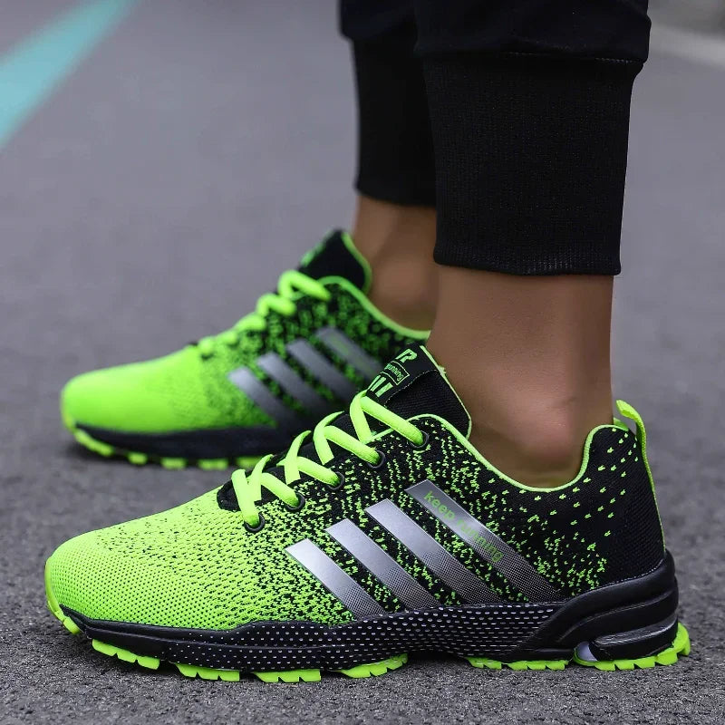 2025 Hot Sale Men's Running Shoes Keep Running Breathable Mesh Sneakers Lightweight Outdoor Gym Jogging Trainers Comfort Shoes
