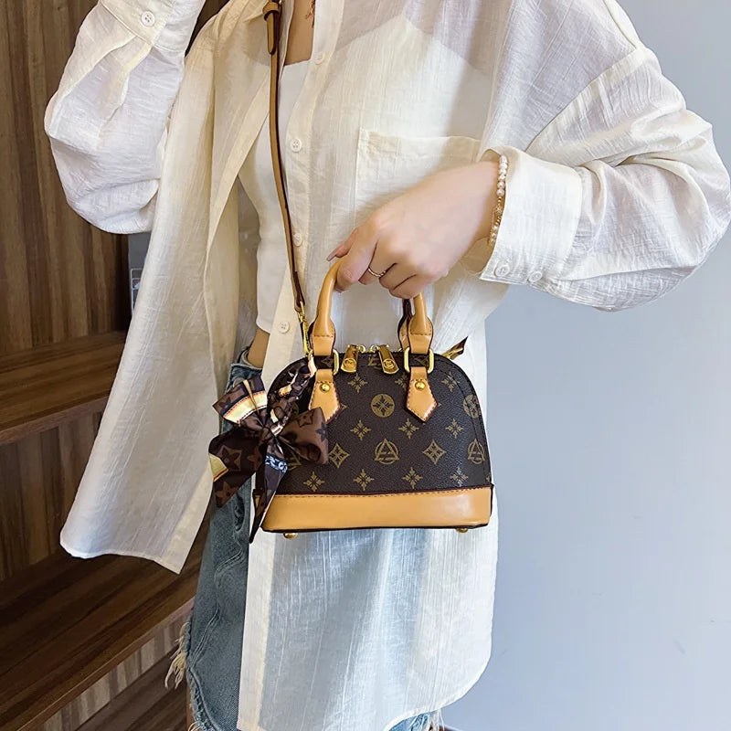 Women's Pillow Handbag Vintage Floral Large Brand Handbag Boston Style Crossbody Bag Fashionable And Stylish Bag