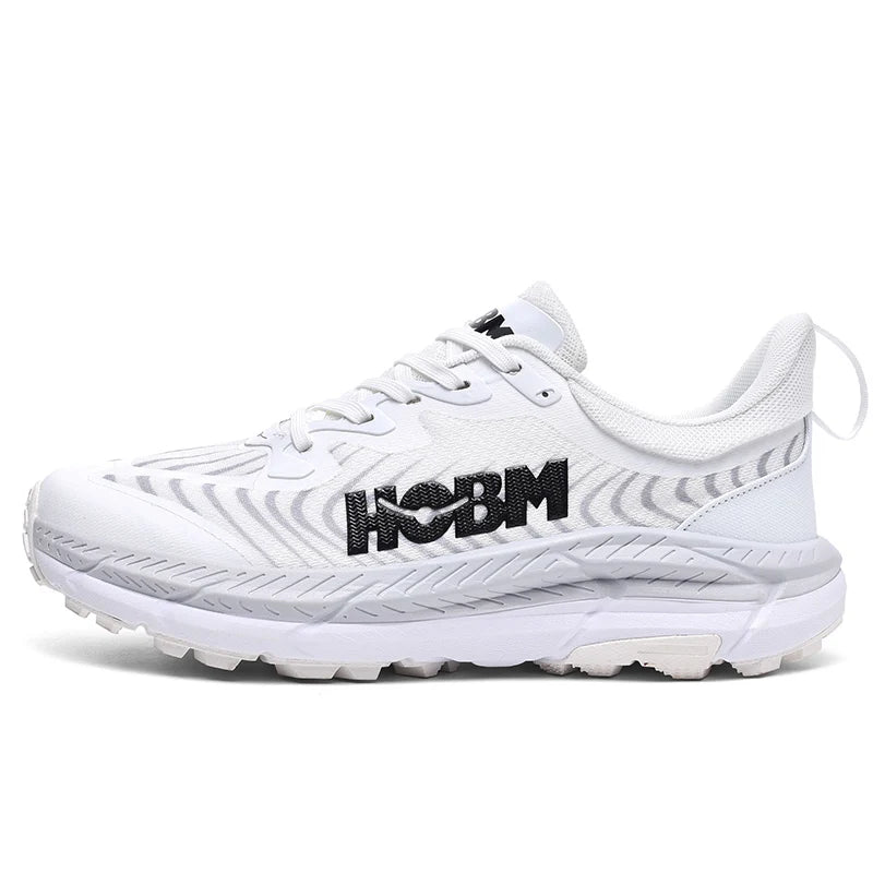 Men's Marathon Shoes Running Shoes Breathable High elasticity Cushioning Male Lightweight Sports Shoes Fitness Training