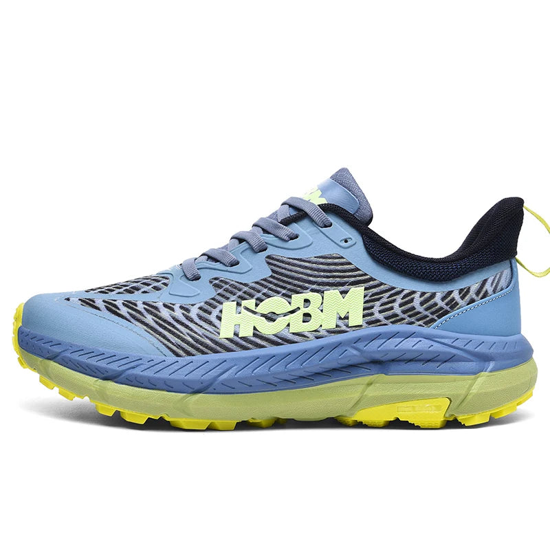 Men's Marathon Shoes Running Shoes Breathable High elasticity Cushioning Male Lightweight Sports Shoes Fitness Training