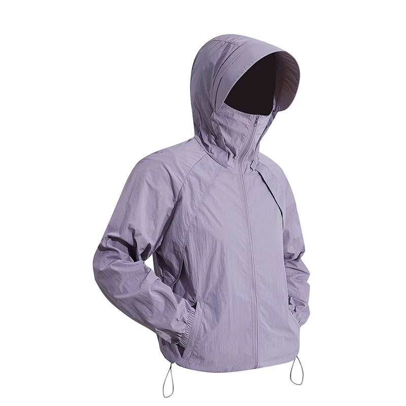 Summer Fashion Trend Sun Protection Skin Clothing Outdoor Football Training UV Protection Lightweight Breathable Couple Jacket 🇺🇸
