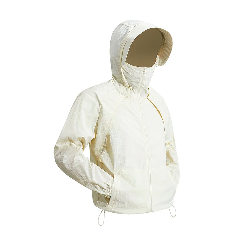 Summer Fashion Trend Sun Protection Skin Clothing Outdoor Football Training UV Protection Lightweight Breathable Couple Jacket 🇺🇸
