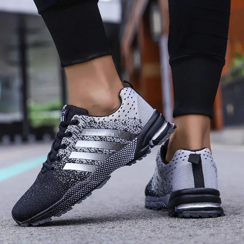 2025 Hot Sale Men's Running Shoes Keep Running Breathable Mesh Sneakers Lightweight Outdoor Gym Jogging Trainers Comfort Shoes