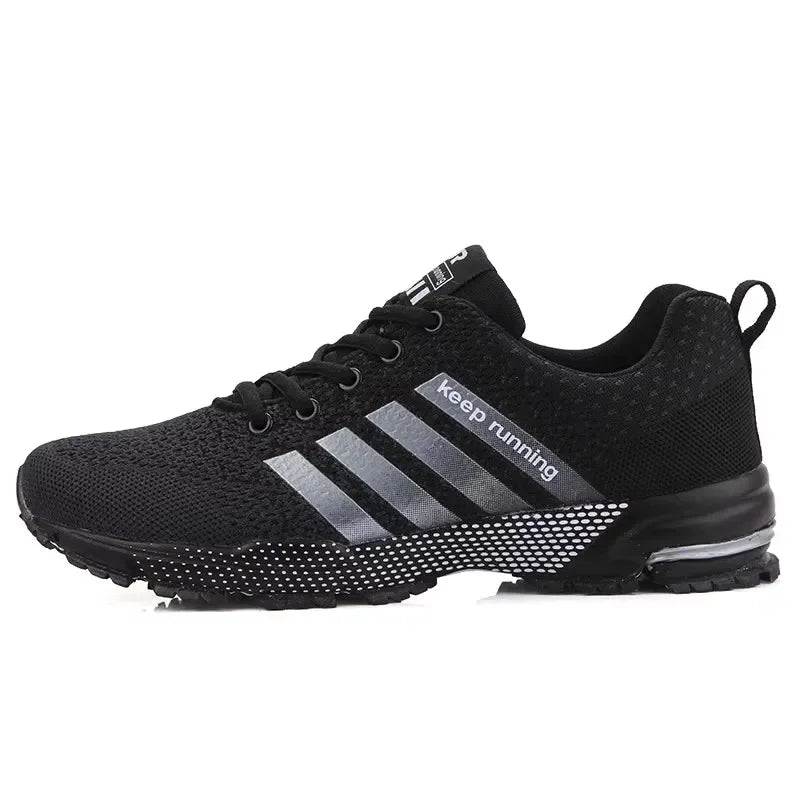 2025 Hot Sale Men's Running Shoes Keep Running Breathable Mesh Sneakers Lightweight Outdoor Gym Jogging Trainers Comfort Shoes