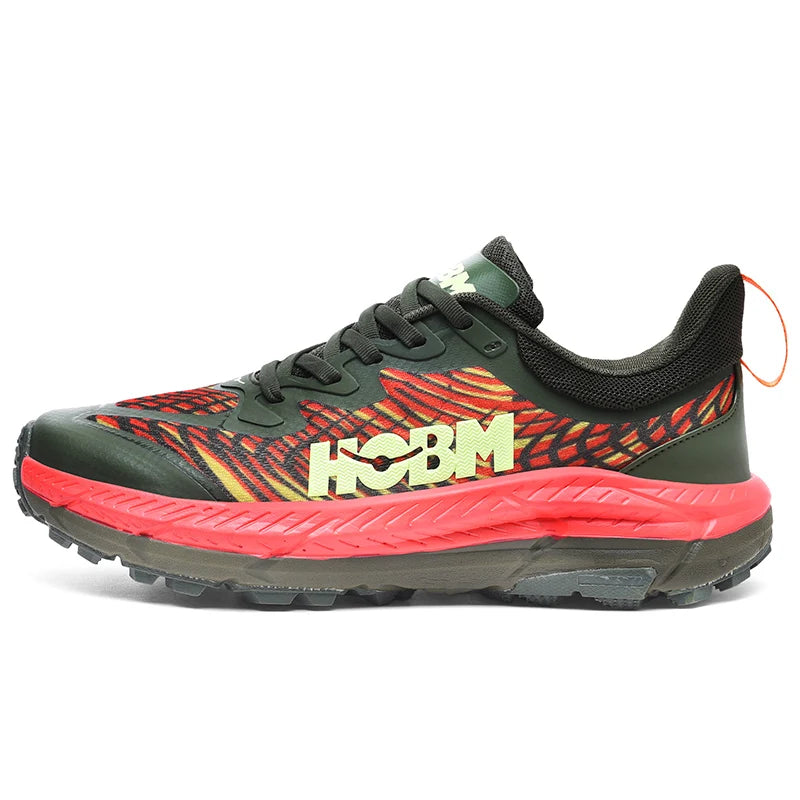 Men's Marathon Shoes Running Shoes Breathable High elasticity Cushioning Male Lightweight Sports Shoes Fitness Training