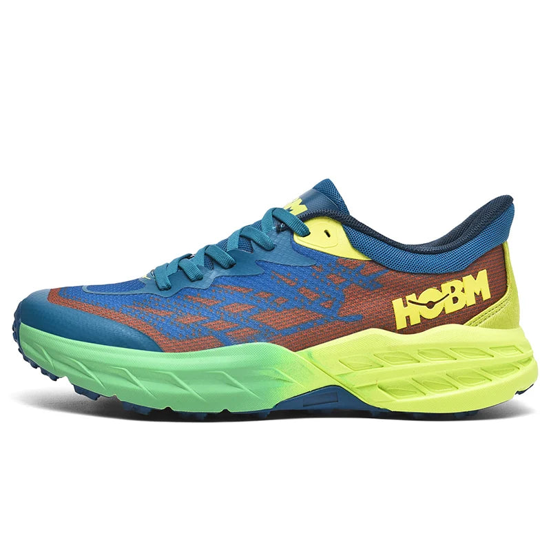 Men's Marathon Shoes Running Shoes Breathable High elasticity Cushioning Male Lightweight Sports Shoes Fitness Training