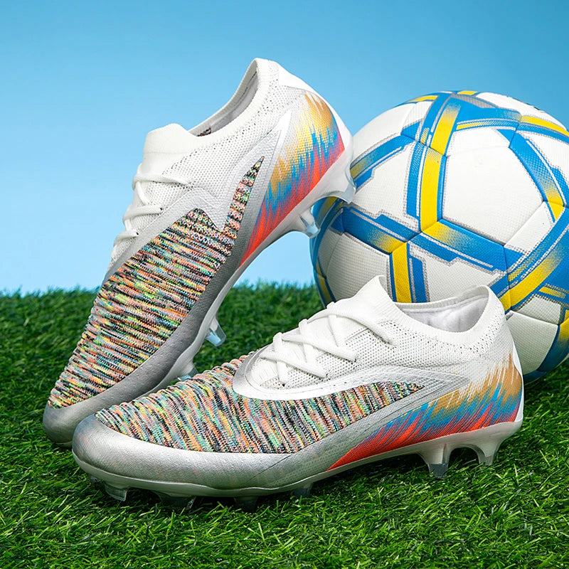Soccer Shoes Cleats for Men and Women Professional Football boots Training Outdoor Durable Firm Ground Lightweight Adult Rugby