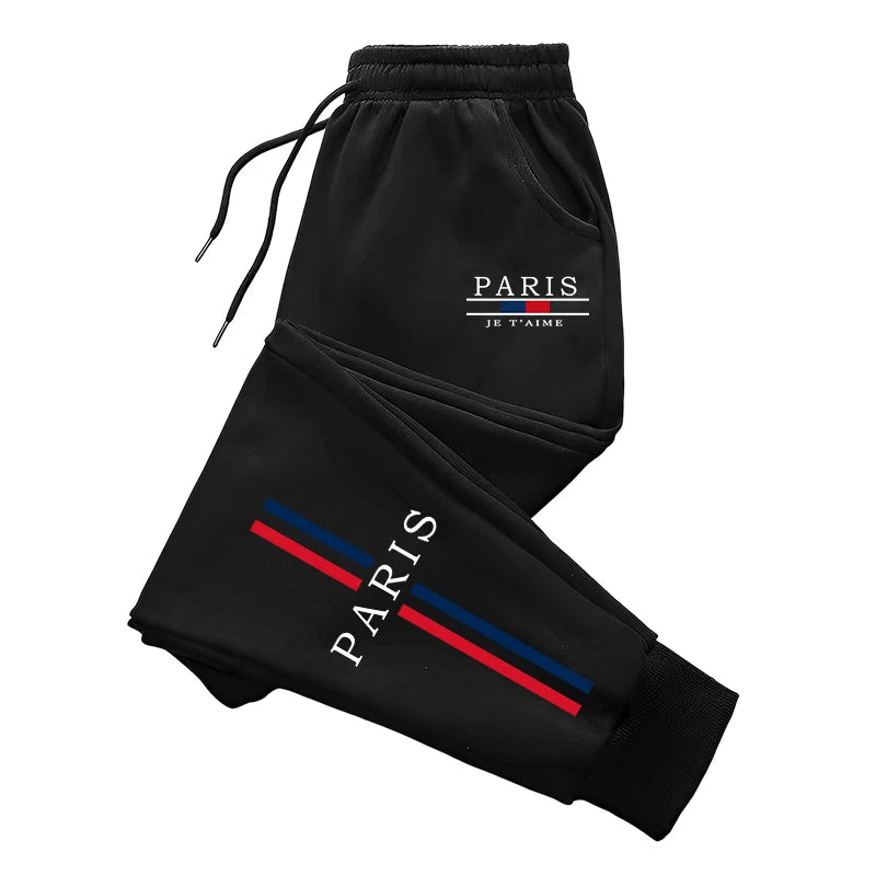 Paris Fashion Tracksuit Hooded Sweatshirt Sweatpants City Vibe Hoodies 2 Piece Set Autumn Winter Men's Daily Casual Sport Outfit