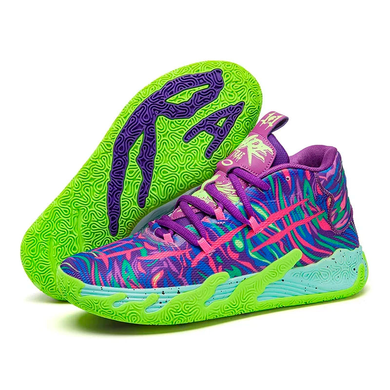 2026 Basketball Shoes for Men Cushioning Basketball Sneaker Women Kids High-top Outdoor Sport Sneakers Breathable Athletic Shoes