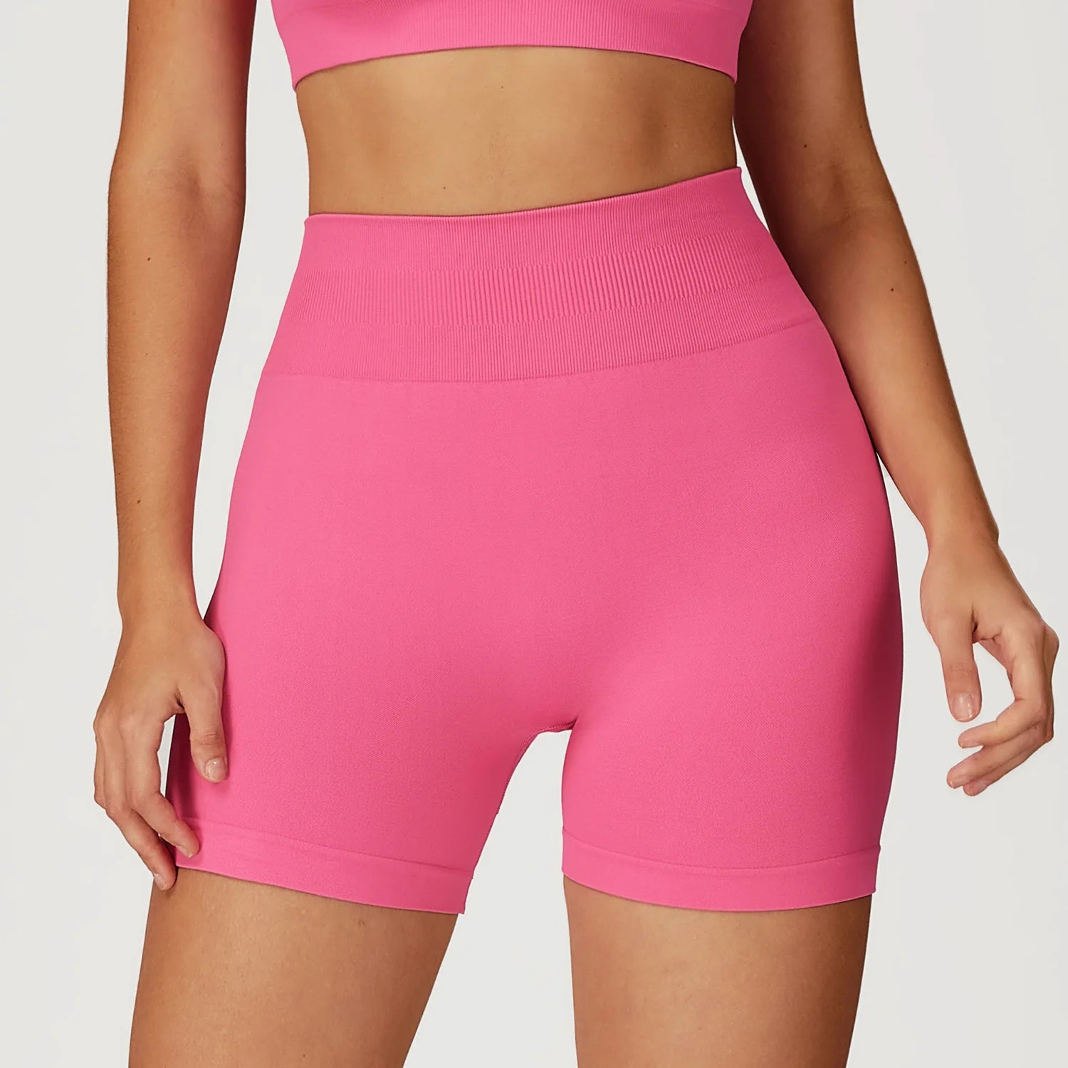 Seamless 2 Pieces Yoga Suit Sports Outfits Women Gym Set Women Tracksuit Running Workout Long Sleeve Sports Shirt Yoga Clothing