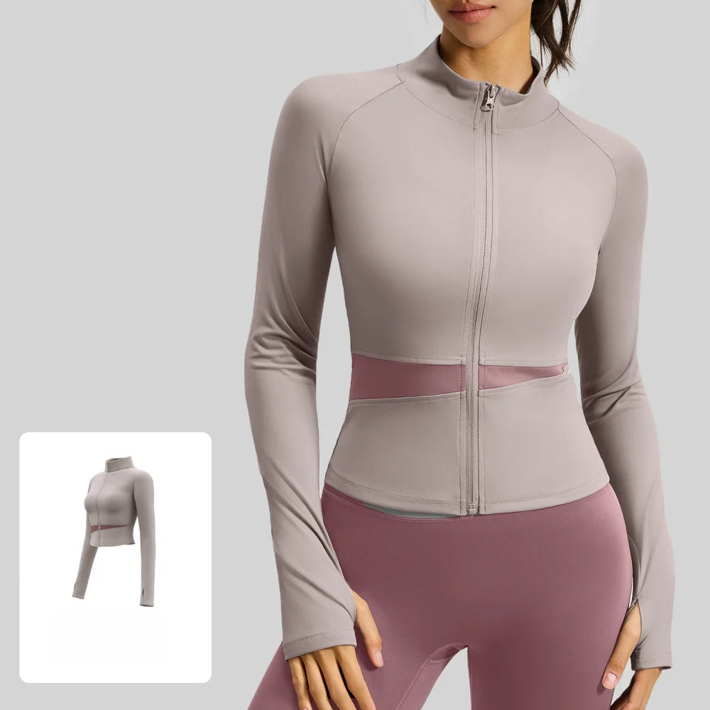 Women's Sports Wear For Fitness Jogging Long Sleeve Naked Feel Gym Woman Sport Shirt Yoga Top Female Workout Tops T-shirt