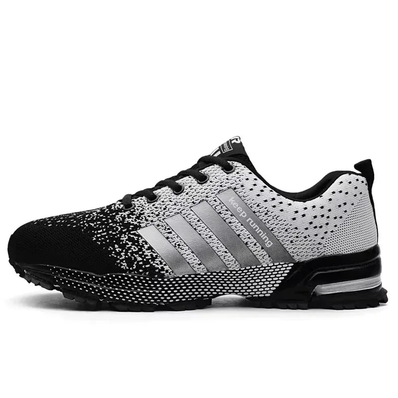 2025 Hot Sale Men's Running Shoes Keep Running Breathable Mesh Sneakers Lightweight Outdoor Gym Jogging Trainers Comfort Shoes