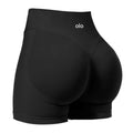 Yoga shorts luxury high waisted hip lifting quick drying sports pants high elasticity seamless women's clothing fitness shorts