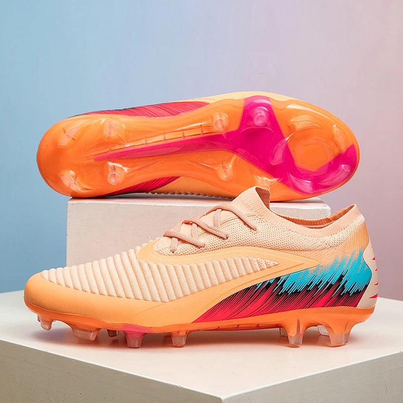 Soccer Shoes Cleats for Men and Women Professional Football boots Training Outdoor Durable Firm Ground Lightweight Adult Rugby