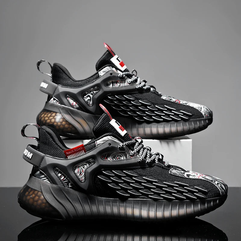 Shoes For Men Breathable Men's Sneakers Fashion Comfortable Casual Shoes Tenis Sport Running Shoes New Popcorn camouflage shoes