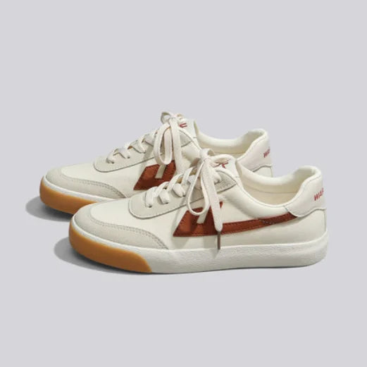 Warrior 2025 Lightweight Breathable Flats Shoes Luxury Brand Men's White Walking Sneakers Zapatos Hombre Chaussure Homme