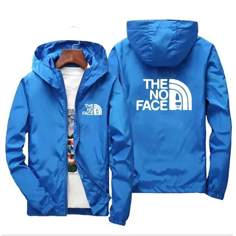 2026 new sports jacket men's spring fashion casual outdoor large size s-7XL windproof zipper hooded top