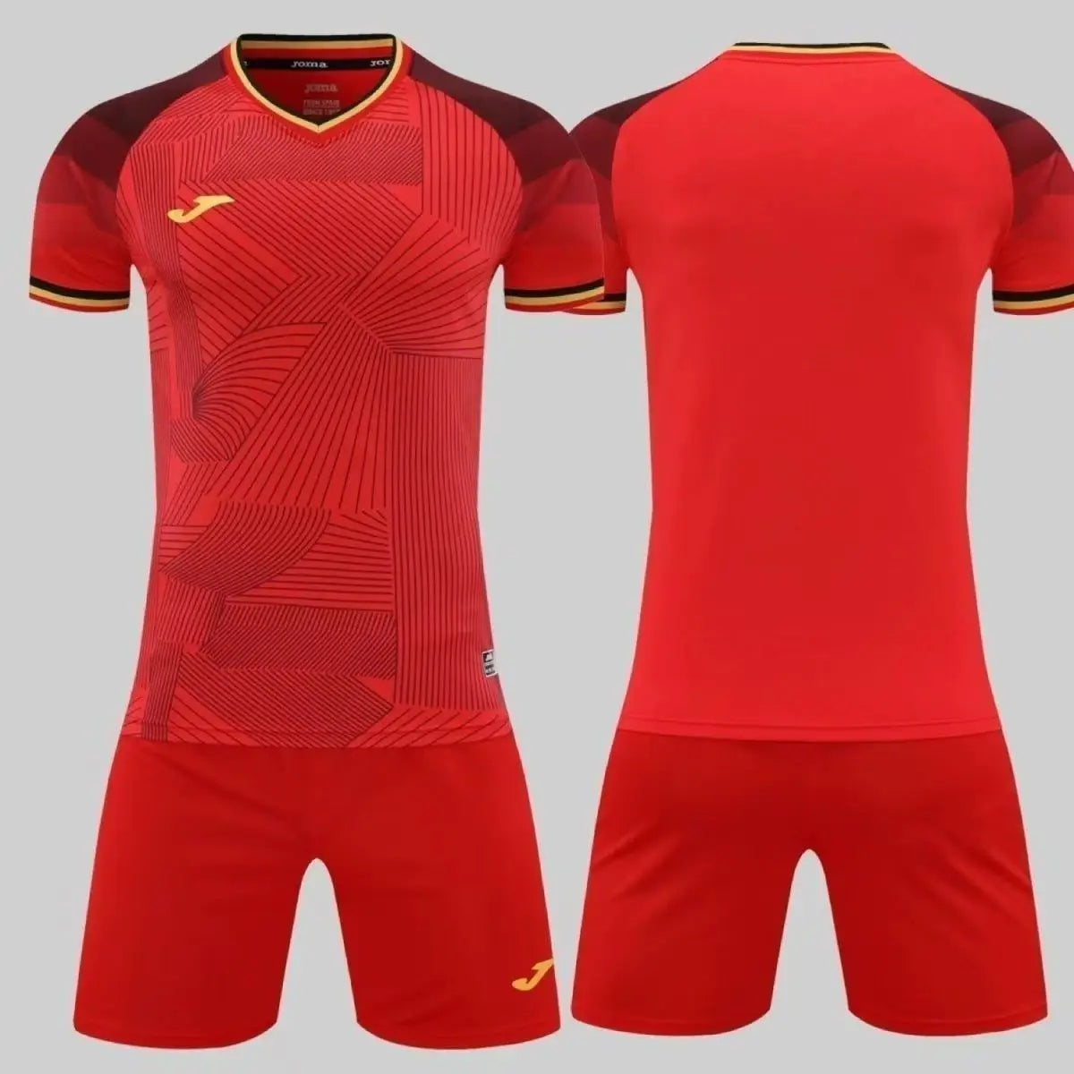 JOMA men's women's jerseys fashionable and simple tops shorts set, quick drying and moisture absorbing, competition and training