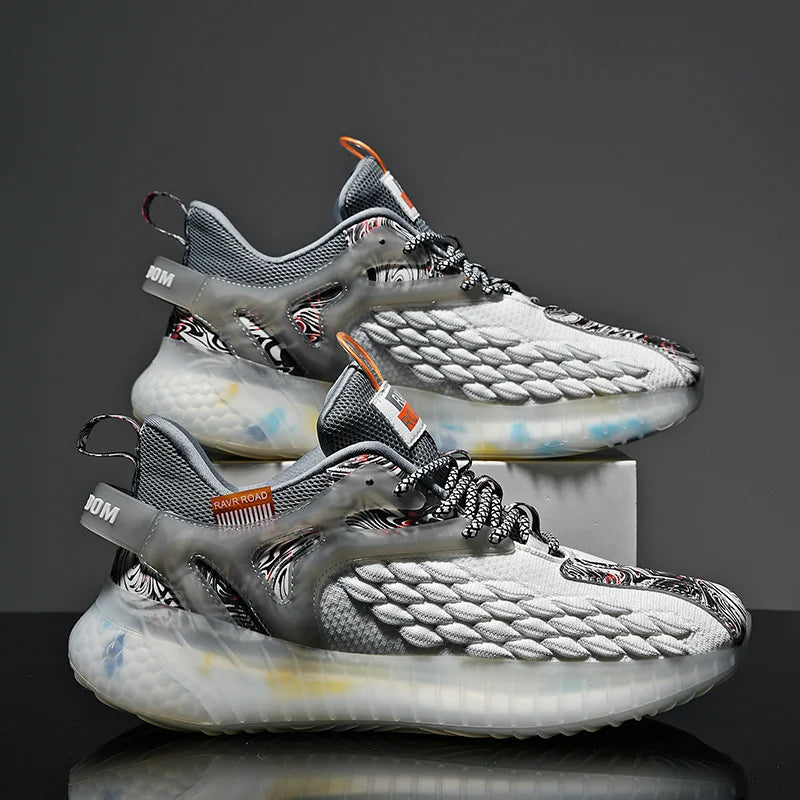Shoes For Men Breathable Men's Sneakers Fashion Comfortable Casual Shoes Tenis Sport Running Shoes New Popcorn camouflage shoes