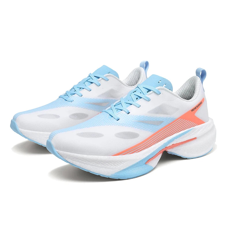 Zapatillas deportivas para hombre, zapatillas de running con amortiguación, zapatillas de atletismo para maratón y entrenamiento para hombre, con diseño hueco en la suela exterior, populares