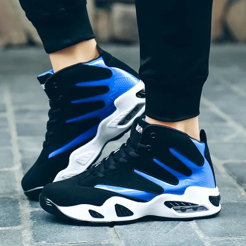 Fashion Breathable Running Shoes for Men Versatile Basketball Designer Sport Shoe Tenis Hombres High Top Sneakers
