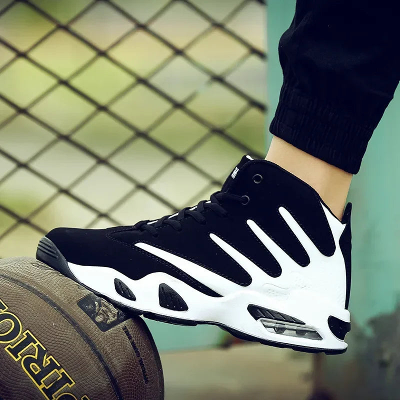 Fashion Breathable Running Shoes for Men Versatile Basketball Designer Sport Shoe Tenis Hombres High Top Sneakers