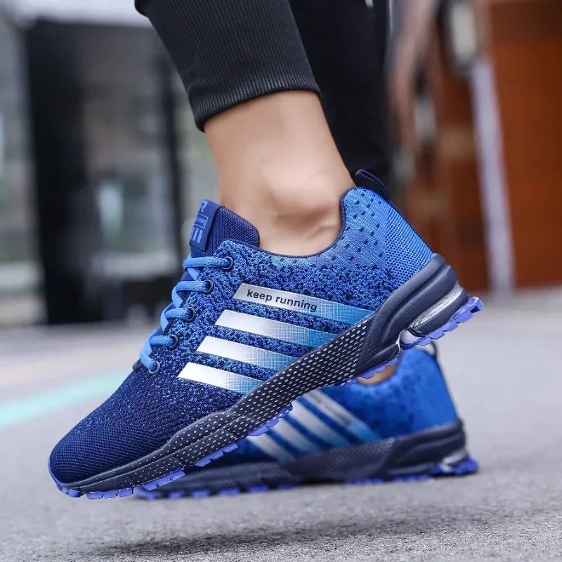 2025 Hot Sale Men's Running Shoes Keep Running Breathable Mesh Sneakers Lightweight Outdoor Gym Jogging Trainers Comfort Shoes