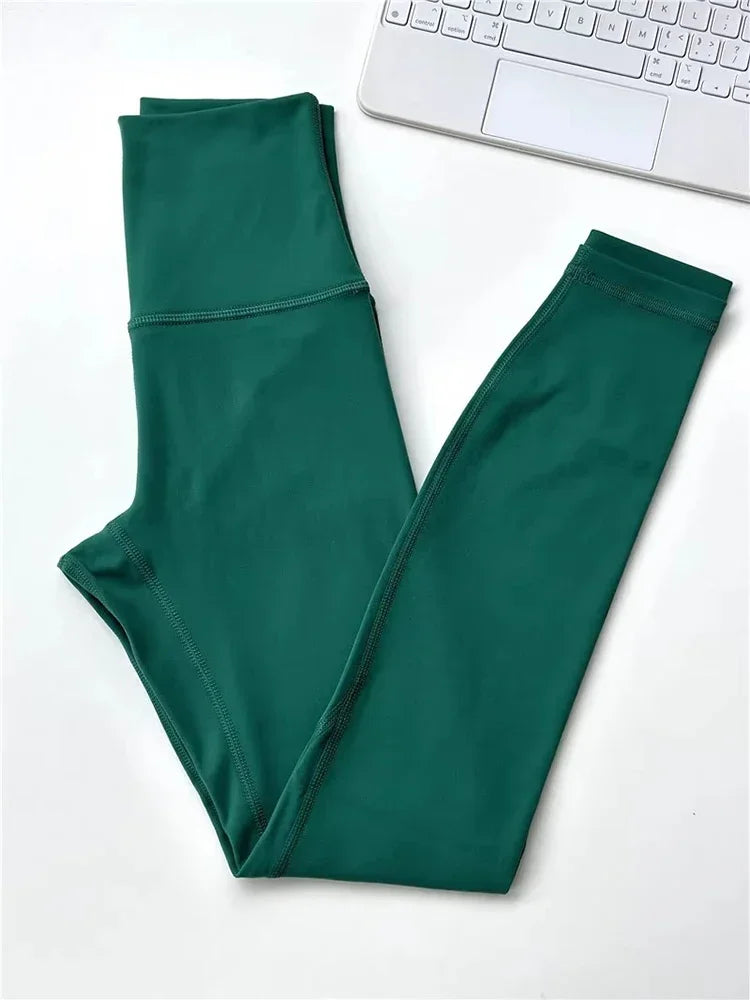 Leggings de yoga para mujer, fitness, correr, cintura alta, ajustados, push up, pantalones deportivos de gimnasio, jogging, pantalones largos de entrenamiento para mujer 👖👍️
