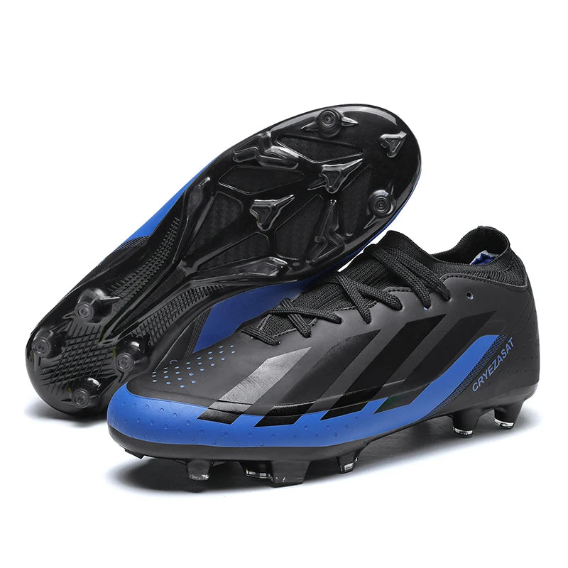 New Men Soccer Shoes Cleats Training Outdoor Non Slip Adult Breathable Football Boots Sport Boys Long Spikes Match Comfortable