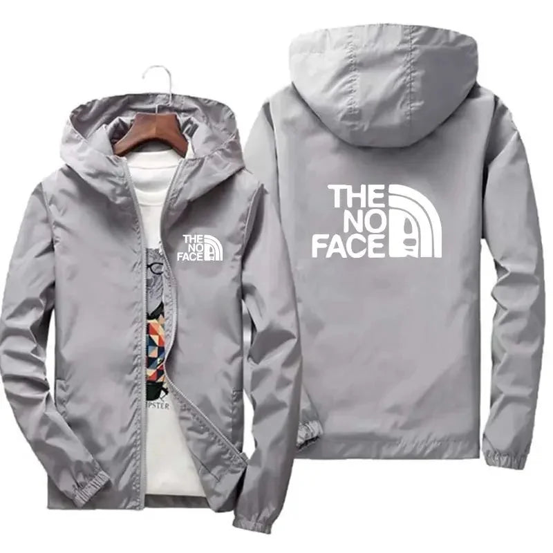 2026 new sports jacket men's spring fashion casual outdoor large size s-7XL windproof zipper hooded top