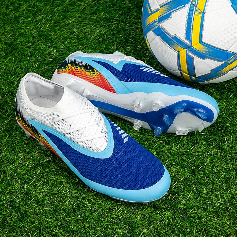 Soccer Shoes Cleats for Men and Women Professional Football boots Training Outdoor Durable Firm Ground Lightweight Adult Rugby