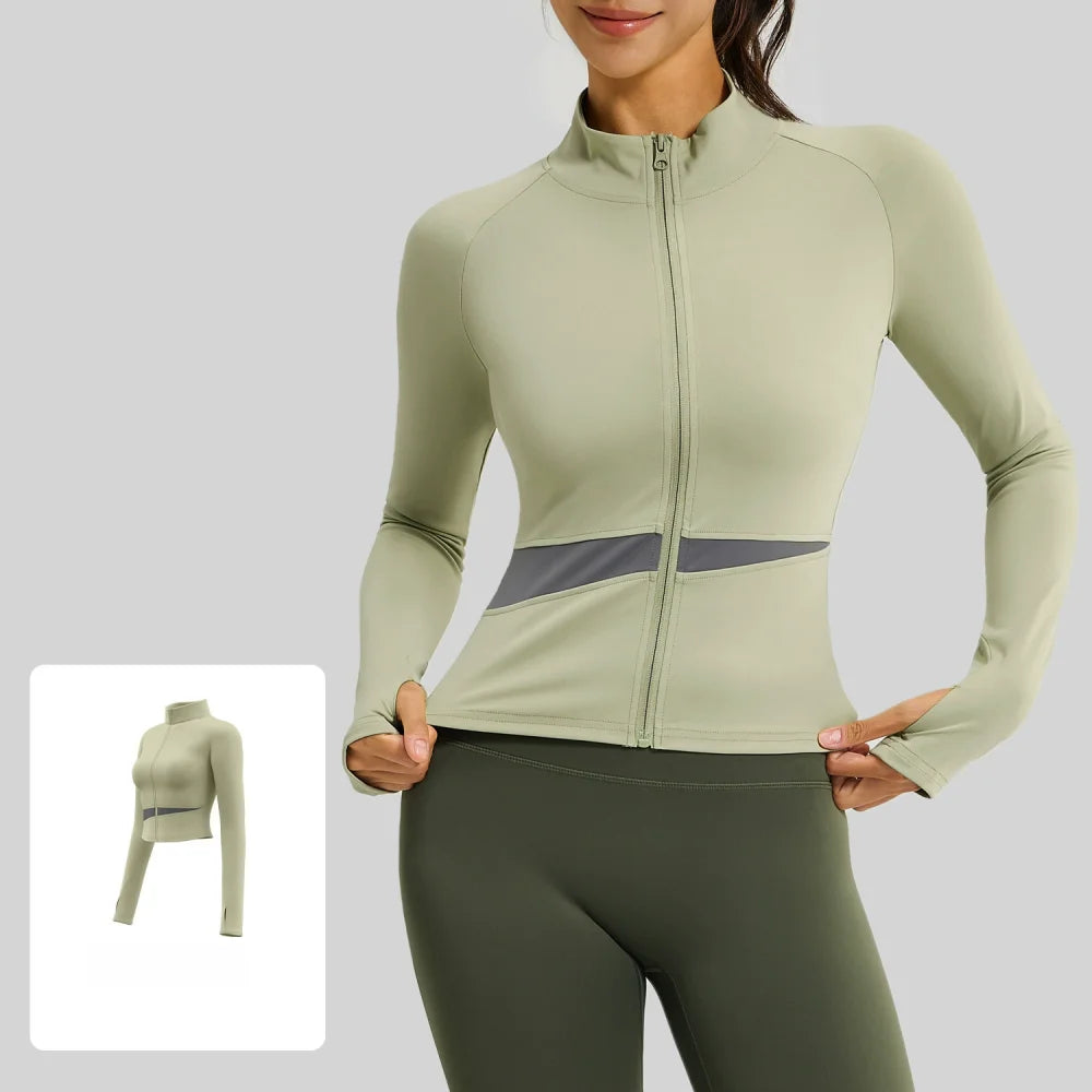 Women's Sports Wear For Fitness Jogging Long Sleeve Naked Feel Gym Woman Sport Shirt Yoga Top Female Workout Tops T-shirt