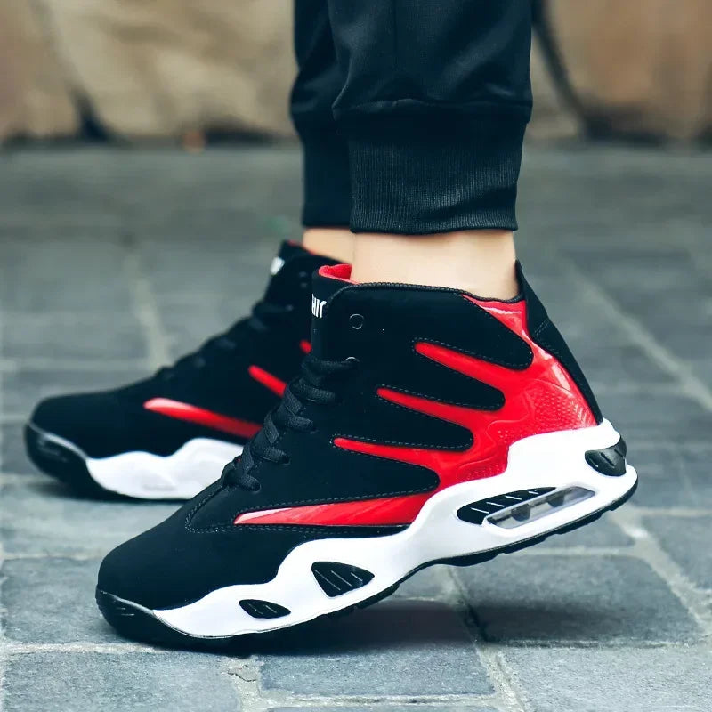 Fashion Breathable Running Shoes for Men Versatile Basketball Designer Sport Shoe Tenis Hombres High Top Sneakers