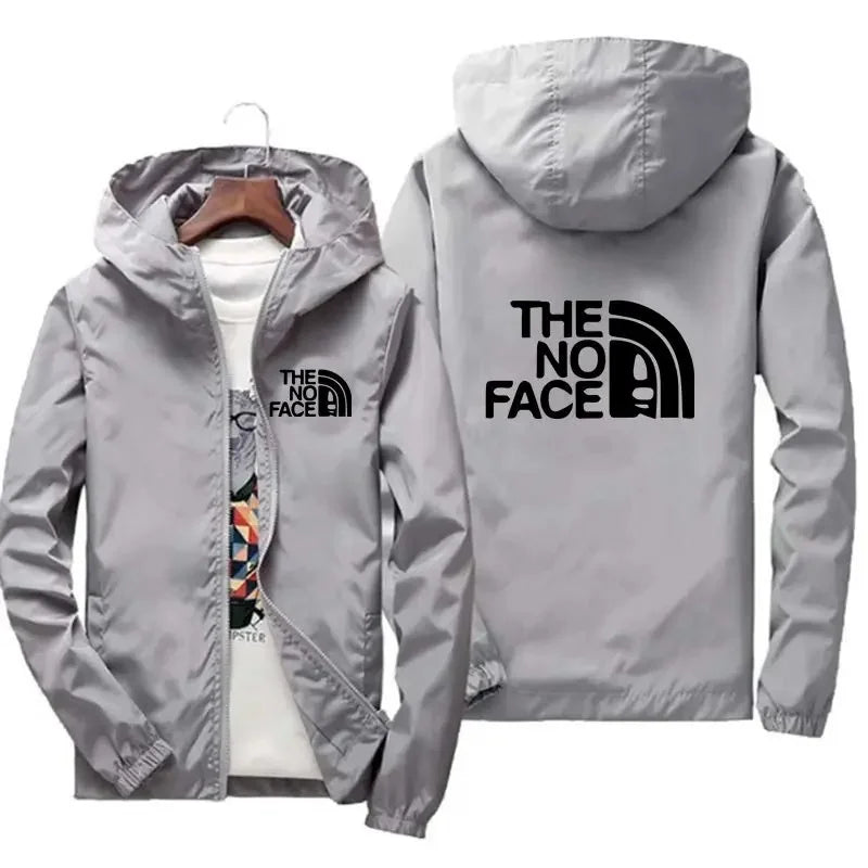 2026 new sports jacket men's spring fashion casual outdoor large size s-7XL windproof zipper hooded top